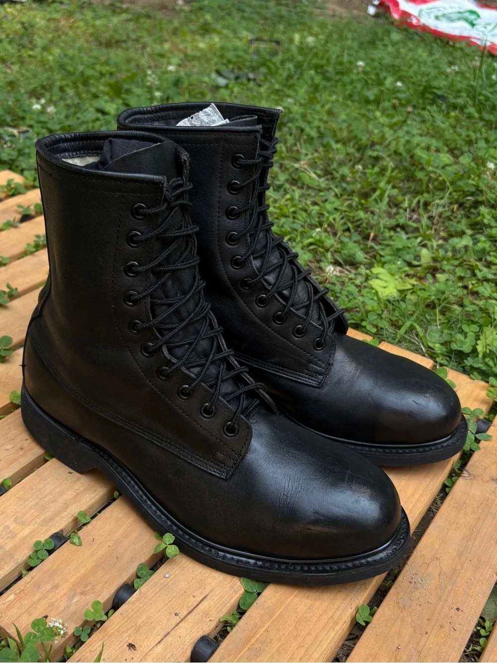 Vintage 1994 Wolverine US Military Steel Toe Combat Boots 9R